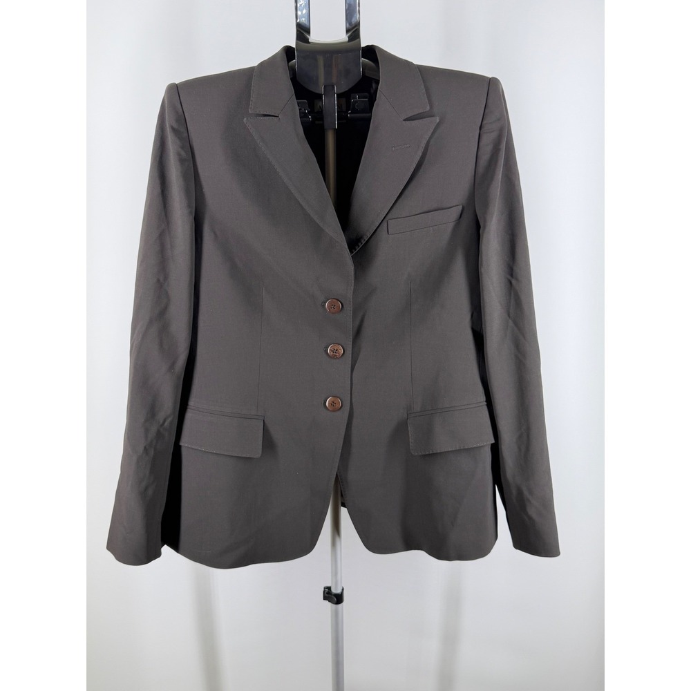 Armani Collezioni 3-Button Blazer Jacket Made in Italy Womens 16